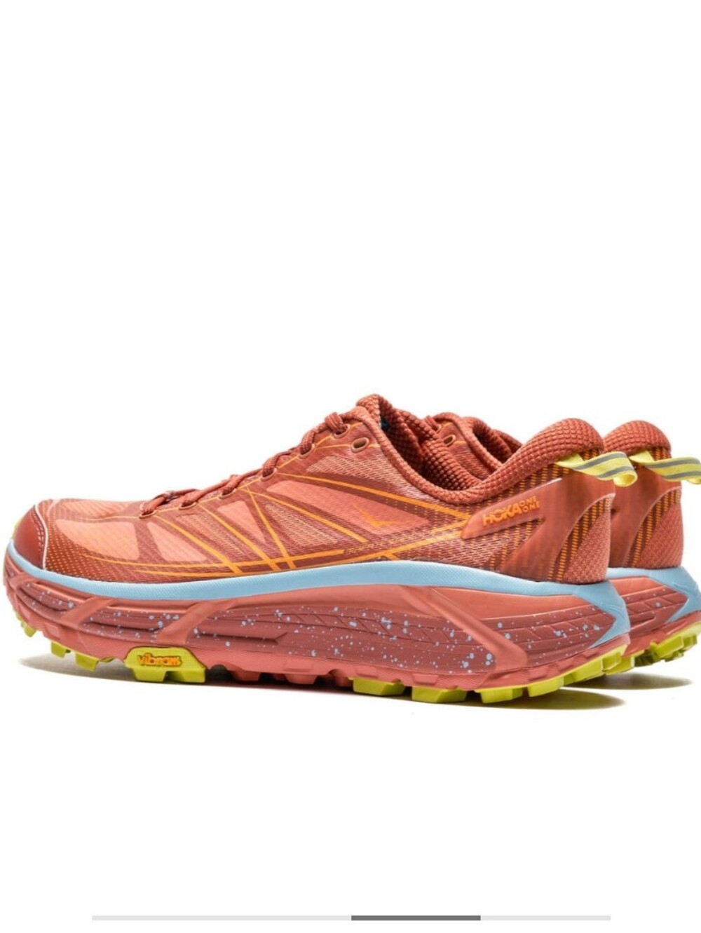 HOKA Mafate Speed 2 Baked Clay Orange Size 9 Sneakers Shoes Running Workout - Picture 2 of 16
